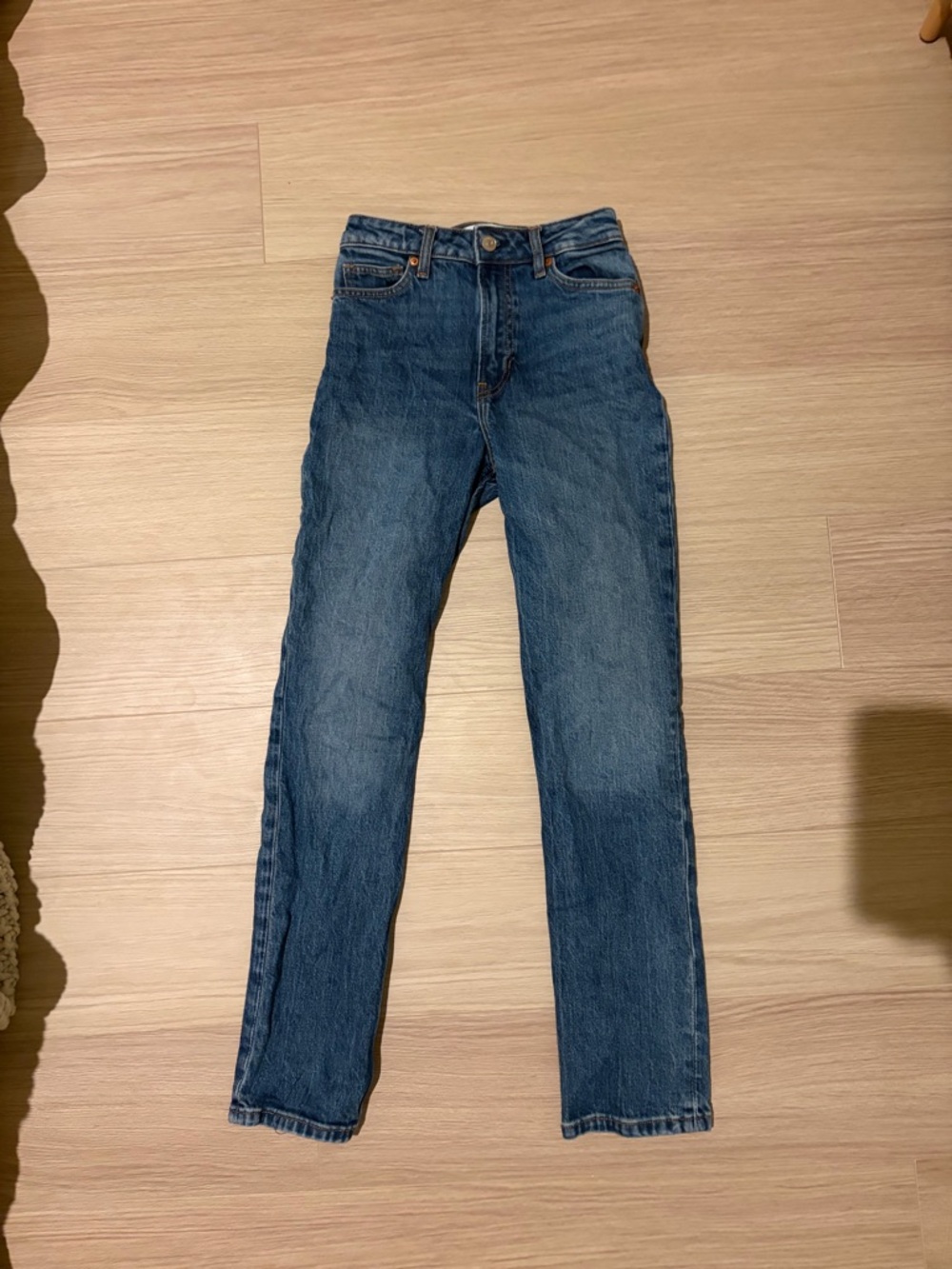 Reformation Dark Blue Denim Jeans